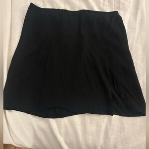 Reformation Black Mini Skirt - Sleek A-Line Silhouette